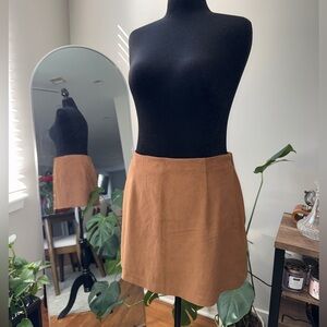 Abercrombie Vegan Suede Skort